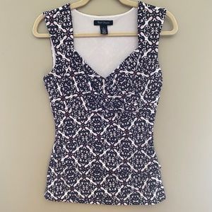 Sleeveless White House Black Market Top